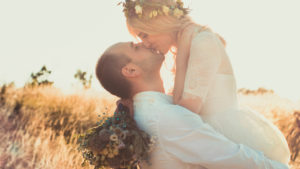 Boho-Hochzeit Paar, Hochzeit im Boho-Stil