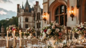 Mittelalterliche Hochzeitstafel