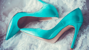 Türkishochzeit türkise Pumps