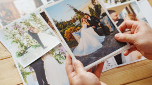 Fotoalbum von der Hochzeit