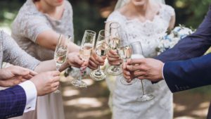 Sektempfang Hochzeit Social-Media-Begleitung