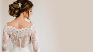 Brautkleid Spitzenoberteil